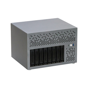 半人马座nas机箱8硬盘位3mm铝板ATX主板飞牛黑群晖家用存储服务器