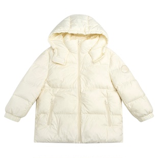 RBIGX瑞比克90绒儿童三防羽绒服新款男女童连帽加厚冬装外套