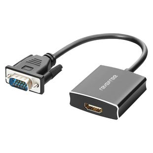 睿阜vga转hdtv线高清vja接头电脑台式主机笔记本连电视hdtv转换器