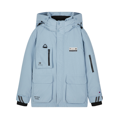 连帽羽绒服Champion冠军情侣