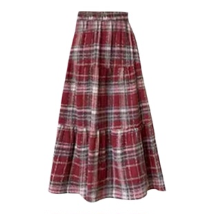 女童秋冬季毛衣跨年套装新年红色战袍中大童时髦巨好看裙子两件套