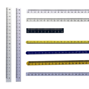 不干胶刻度尺条贴 防水中分刻度尺贴纸 带胶自粘尺子粘性尺存酒贴