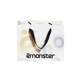 emonster品牌礼品袋白色手提袋中号礼物纸袋艺术周边(配件)