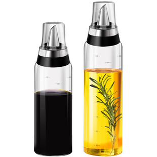 西碧秘园油瓶玻璃防漏油壶家用大号调味料酱香油小醋瓶罐厨房用品