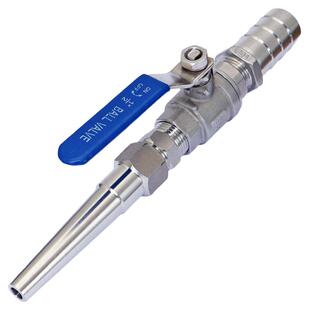 洪润不锈钢直喷猪场猪圈地面冲洗增压水泵一寸水枪喷头高压喷枪头