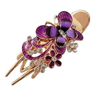 韩式蝴蝶鸭嘴夹头发夹子大号9CM抓夹后脑勺盘发抓夹气质抓夹发夹