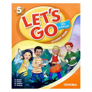 OXford原版进口牛津大学出版社英语LET'S GO第四版 L5级别学生用书不含光盘  6-12岁民办小学英语教材课外培训辅导机构教材