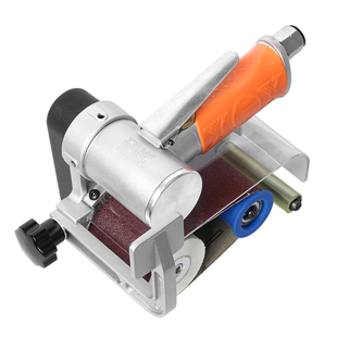 台湾气动砂带机拉丝机大平面抛光机多功能研磨磨光机木工高速打磨