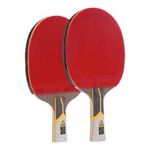 友谊729乒乓球拍金九八七六星成人初中生专业碳素横长直短乒乓拍