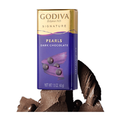 GODIVA歌帝梵黑巧豆入口即化43g