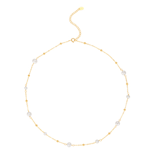 满天星925纯银天然淡水珍珠项链女年轻款锁骨链2026新款爆款颈链