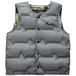 雅鹿男童女童轻薄羽绒马甲背心外穿儿童新款内胆中大童坎肩保暖潮