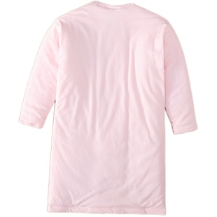 女童睡袍冬季纯棉长袖睡袋儿童保暖睡衣中大童夹棉长款家居服加厚