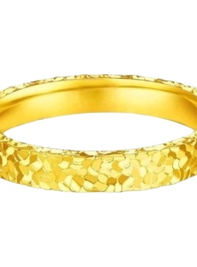 正品爆闪碎碎冰戒指实心