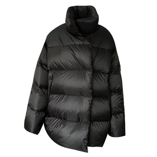 KMZD 冬日假期 90白鸭绒中长款羽绒服女冬季保暖超好看面包服