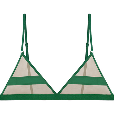 何识超薄无钢圈三角杯法式文胸