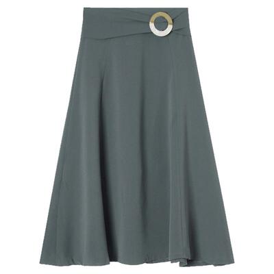 中长裙大摆伞裙半身裙