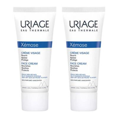 欧洲直邮Uriage依泉特润滋润面霜40ml*2支装 补水保湿正品