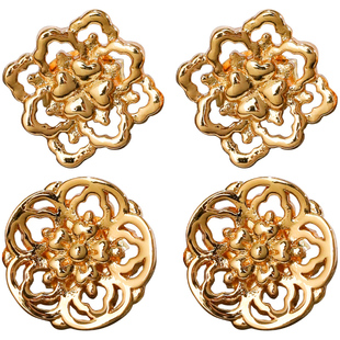 敦煌研究院 七曜花时耳钉 博物馆文创精致耳钉送女生送妈妈礼物