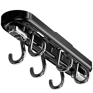 连排吸盘挂钩厨房橱柜下挂勾吊钩悬挂式免打孔吊柜挂勺子铲子挂架