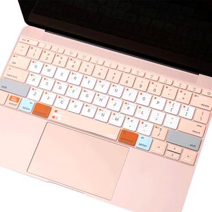 适用于JRC苹果Macbook14英寸笔记本新款pro16电脑键盘膜air15快捷键保护膜苹果办公快捷键标注13.3透光M4M3M5