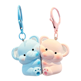 可爱男女对象搭子磁吸贴贴情侣钥匙扣书包挂件七夕情人节礼物挂饰