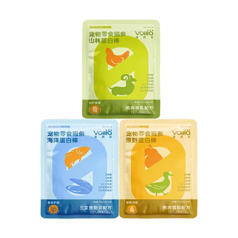 维利亚鱼油主食猫条15g*10支