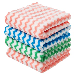 居家家抹布厨房专用洗碗布吸水不易沾油掉毛巾无痕擦桌懒人百洁布