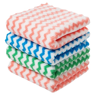 居家家洗碗布不易沾油百洁布抹布