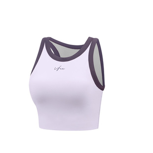 VfU高强度运动内衣带胸垫一体式运动背心外穿健身训练跑步文胸