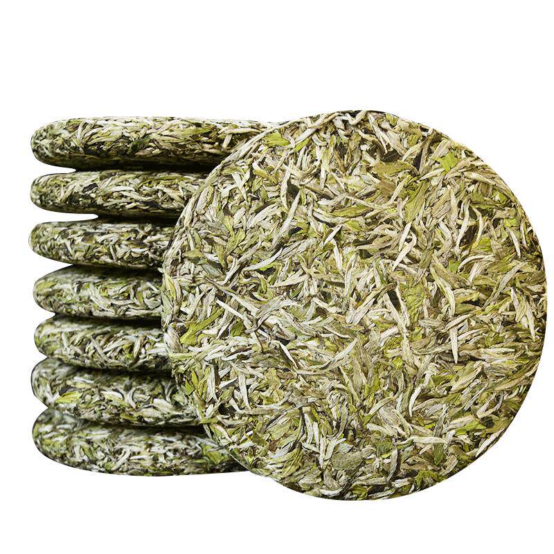 2024年新茶白毫银针白茶饼正宗福鼎品质高山全荒野茶叶7饼共2100g