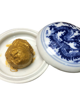 婚庆印泥书法对联篆刻国画金色