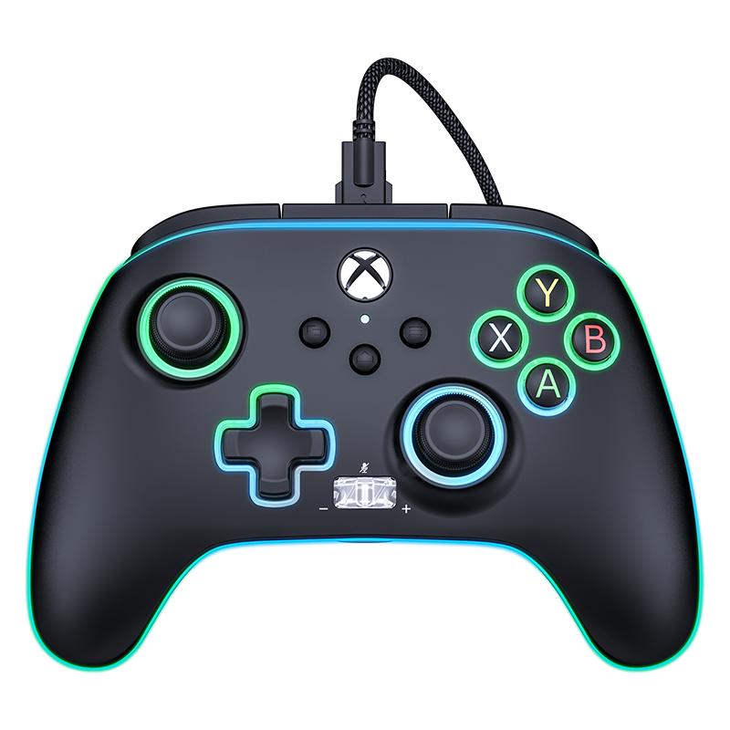 PowerA微软官授原装xbox series发光游戏手柄fifa原神黑神话悟空有线手柄pc版steam双影奇镜原神明末
