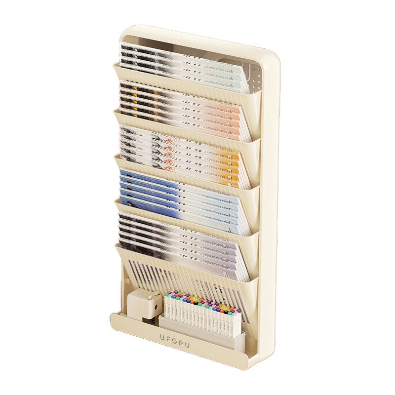 桌边可移动书架置物架学生教室学习书桌课桌侧边落地书本收纳神器