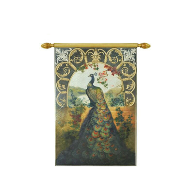 装饰画茱莉安法式手绘客厅墙壁