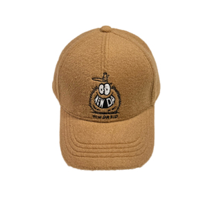 儿童帽子中大童秋冬季毛呢鸭舌帽男童保暖防风棒球帽定制精品童帽