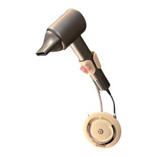 吹风机支架解放双手懒人壁挂免打孔卫生间电吹风置物架挂架奶油风