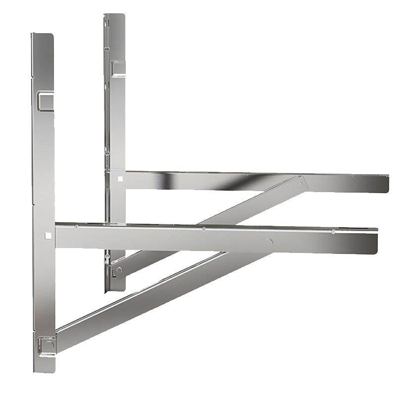 贝石加厚304不锈钢挂空调外机支架三角安装架通用架子1.5/2/3P匹