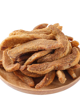 脂渣纯正青岛郑李庄村香酥脆皮五花猪肉粕脯猪油渣生酮无淀粉零食