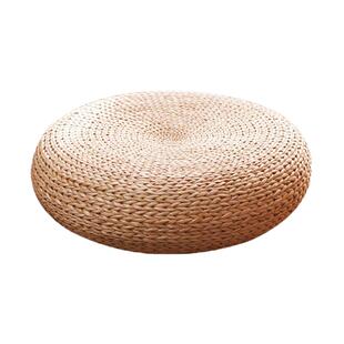 草编蒲团日式坐垫懒人坐墩藤编榻榻米垫子打坐禅修垫地上拜佛草垫