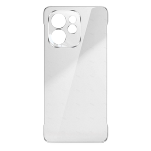 适用oppoReno15手机壳新款15pro透明无边框reno14超薄散热硬壳13pro高级感12轻薄电镀11半包防摔保护套男女款