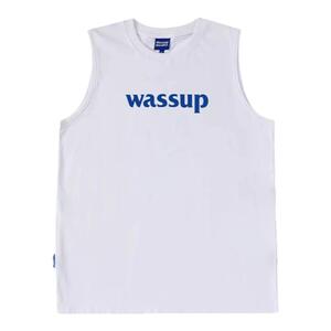 WASSUP HEODS美式篮球基础纯棉背心男款夏季无袖t恤潮牌运动汗衫
