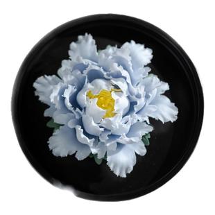 花韵诗国色牡丹非遗瓷花香薰公司商务礼品定制客户高档年会伴手礼