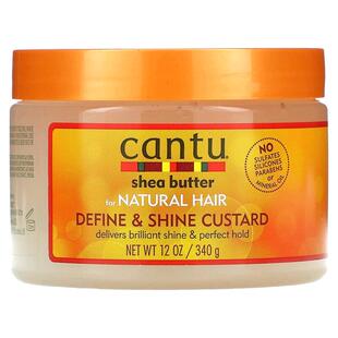香港直邮Cantu光泽定型啫喱秀发用乳木果油清爽柔发340g正品卷发