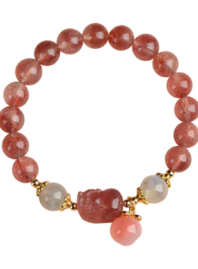 天然手链ins冰种原创设计