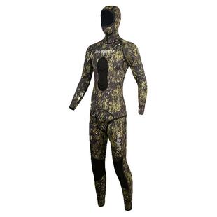 1.5MM渔猎潜水服男3迷彩加厚防晒专业自由潜分体冲浪深潜湿打鱼衣