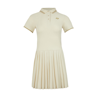 YONEX尤尼克斯羽毛球服女款连衣裙运动服透气网球服短裙2025新款