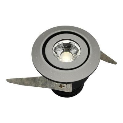 220V12V24V可调角度led迷你小射灯1W3W开孔3公分嵌入式展柜牛眼灯