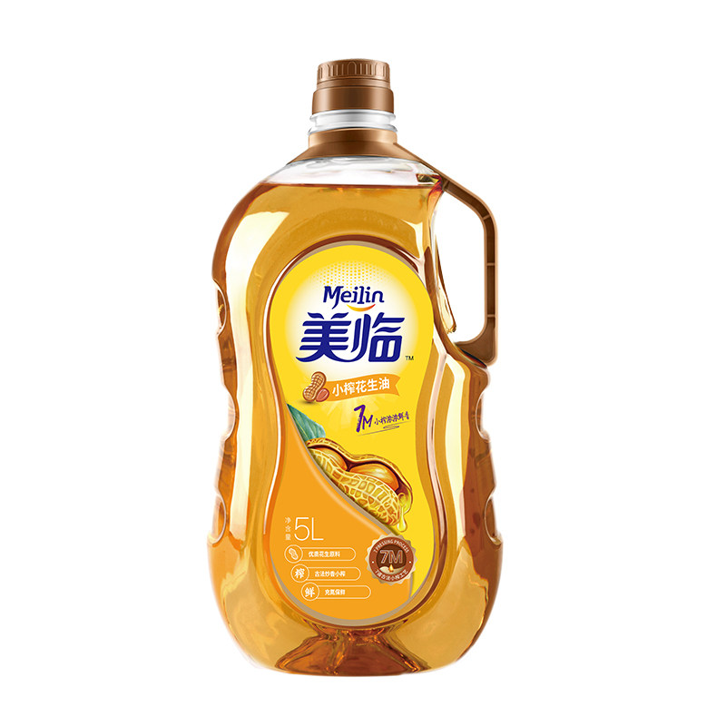 美临小榨花生油一级食用油5L