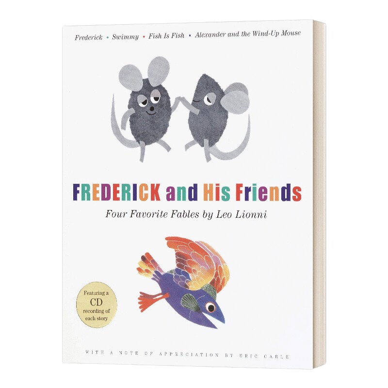 英文原版 Frederick and His Friends 弗雷德里克和他的朋友 4个故事精装合辑 附CD 英文版 进口英语原版书籍儿童全英语书